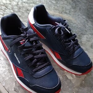 Reebok Blue and Red Athletic Shoes Classic Design